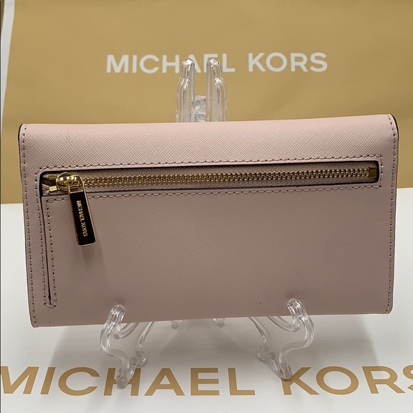 Michael Kors Jet Set Travel Lg Trifold Wallet - Picture 11 of 16